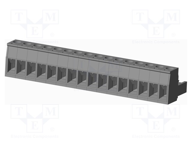 Connector: pluggable terminal block; plug; female; straight; grey