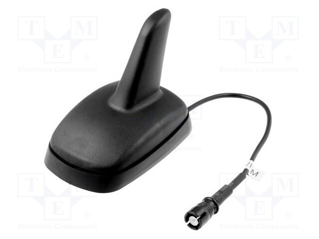 Antenna; SHARK; AM,FM; RAKU II; black; AM gain: 2dB; FM gain: 5dB