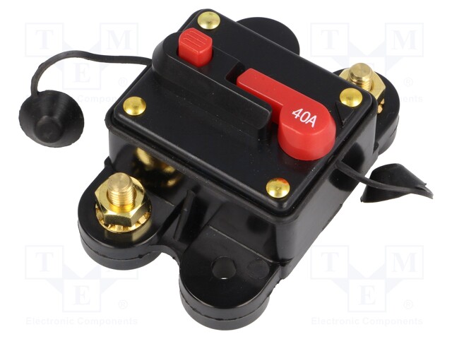 Fuse: automatic; automotive; 40A; black; 12÷48VDC; 78x52x37mm