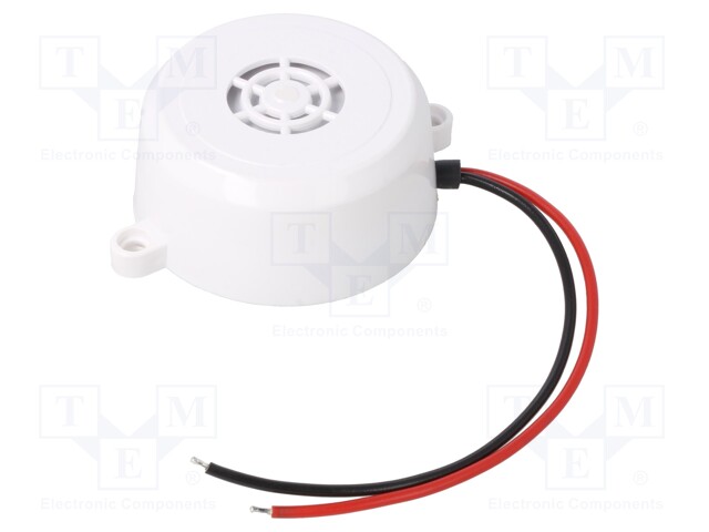 Sound transducer: signaller; 30mA; Ø: 54mm; H: 25mm; 50÷90dB; 40g