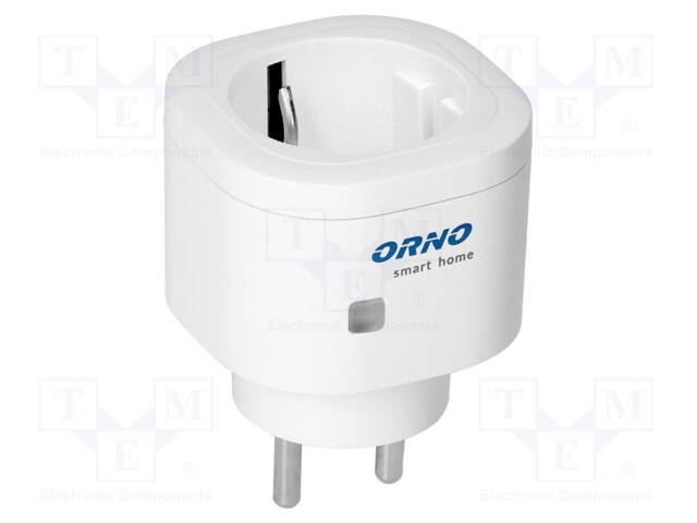 Power socket; plug-in; 230VAC; IP20; Control: wireless; white