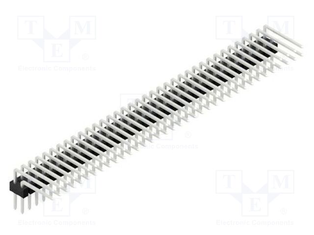 Connector: pin strips; pin header; male; PIN: 72; 2.54mm; THT; 2x36