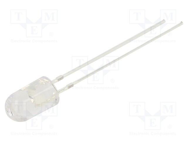 LED; 5mm; orange; 2180÷3000mcd; 30°; Front: convex; 12V; -30÷85°C