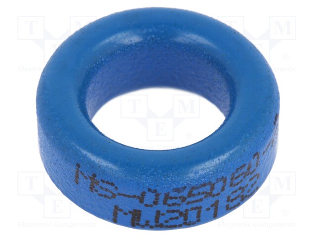 Ferrite: toroidal; L: 6.35mm; Øint: 10.16mm; Øout: 16.64mm; 52nH