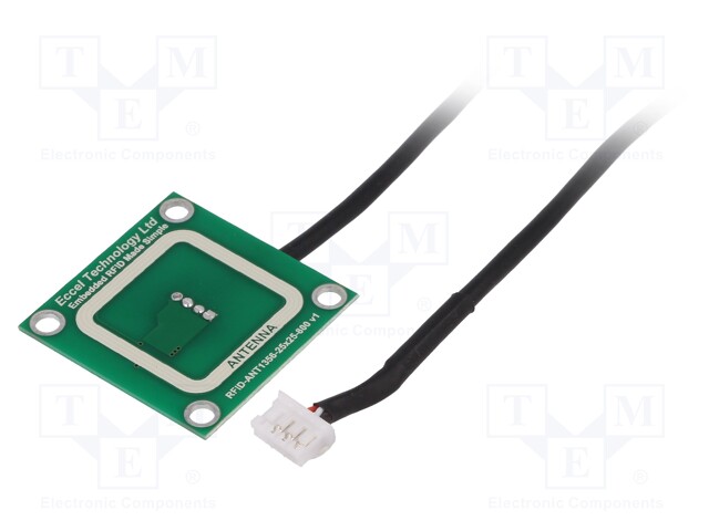 Antenna; RF; 13,56MHz; 34x34x1.8mm; -40÷85°C; Len: 800mm