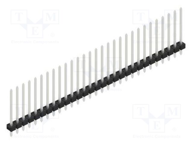 Connector: pin strips; pin header; male; PIN: 29; 2.54mm; THT; 1x29