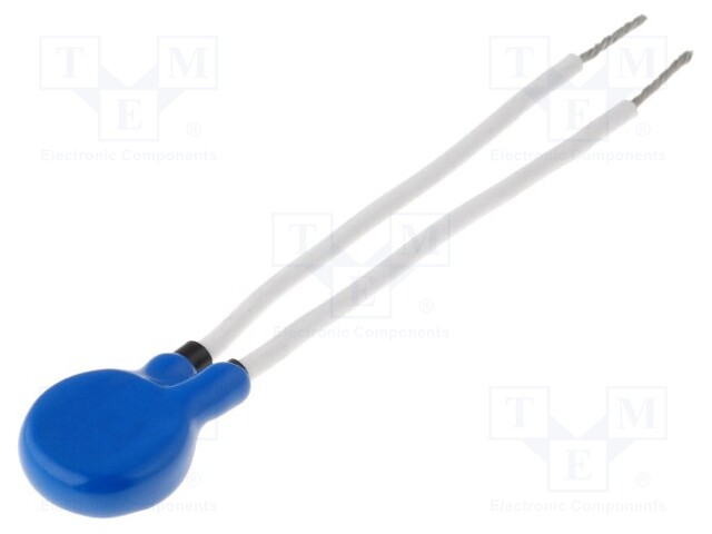 Sensor: thermostat; Output conf: NC; Topen: 120°C; Tclos: 105°C