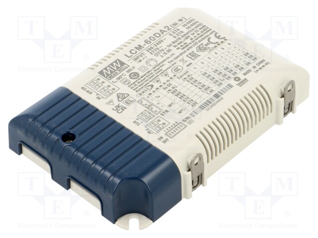 Power supply: switched-mode; Communication: DALI/DALI 2; LED; 60W