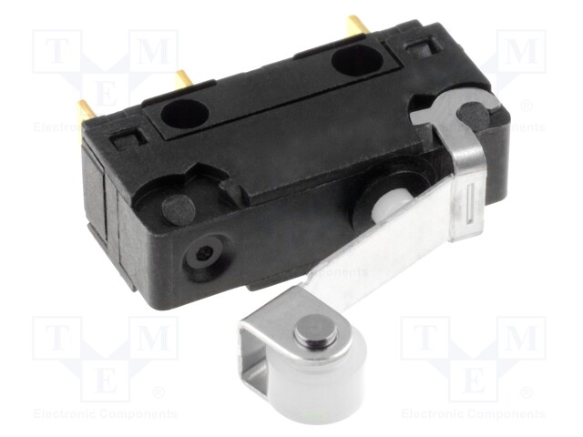 Microswitch SNAP ACTION; with lever (with roller); SPDT; Pos: 2