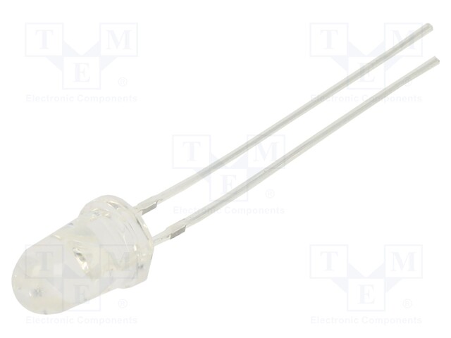LED; UV; 8°; 20mA; P: 114mW; 400-410nm; THT; 3÷3.8VDC