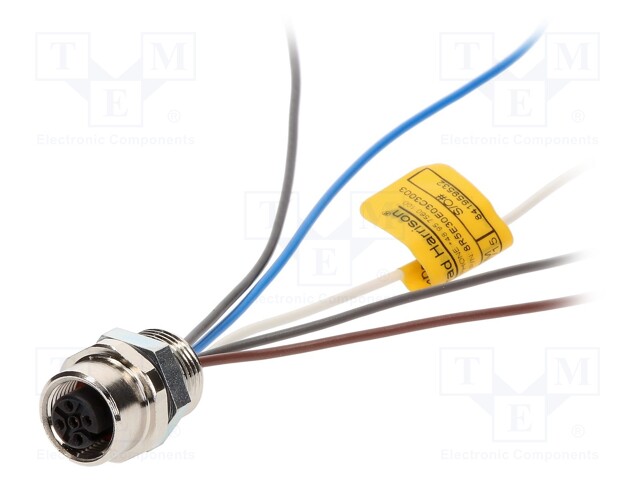 Socket; M12; PIN: 5; female; A code-DeviceNet / CANopen; cables
