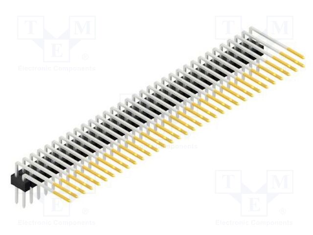 Connector: pin strips; pin header; male; PIN: 66; 2.54mm; THT; 2x33