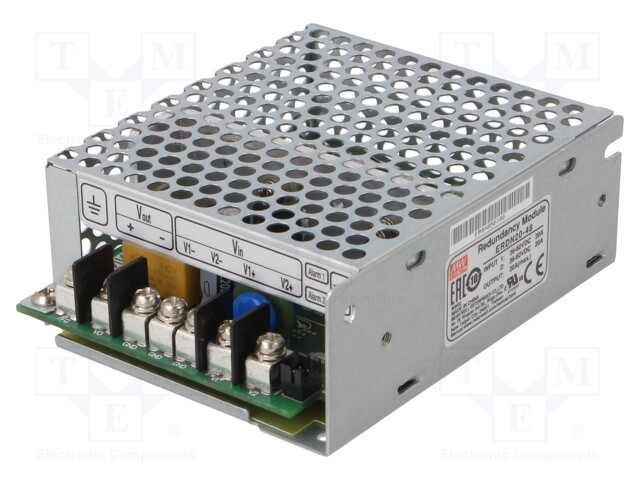 48VDC; 20A; Module: redundancy; -40÷80°C; Usup: 36÷60VDC