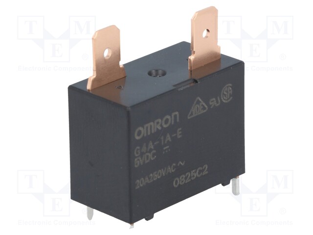 Relay: electromagnetic; SPST-NO; Ucoil: 5VDC; Icontacts max: 20A