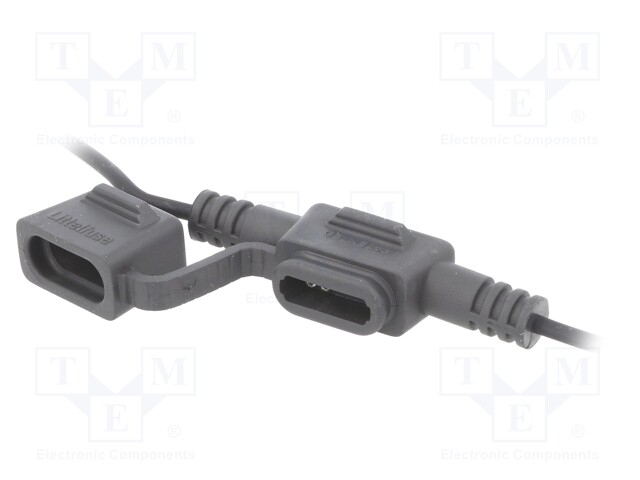 Fuse holder; 10.9mm; 20A; cables; Leads: 2 leads; IP67; 58V; 16AWG