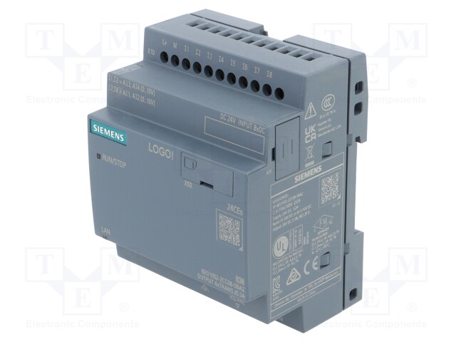 Programmable relay; OUT 1: 24VDC/300mA; IN: 8; Analog in: 4; OUT: 4