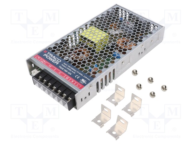 Power supply: switched-mode; modular; 150W; 24VDC; 6.3A; OUT: 1