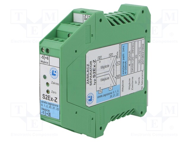 Converter: isolating power supply-repeater; DIN; 24VAC/DC; 24VDC