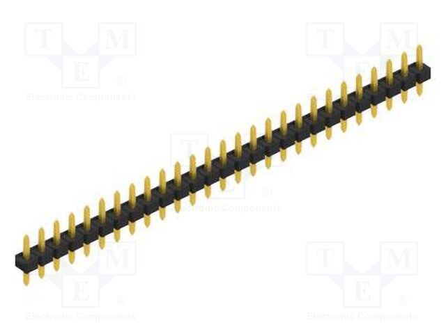 Connector: pin strips; pin header; male; PIN: 27; 2.54mm; THT; 1x27