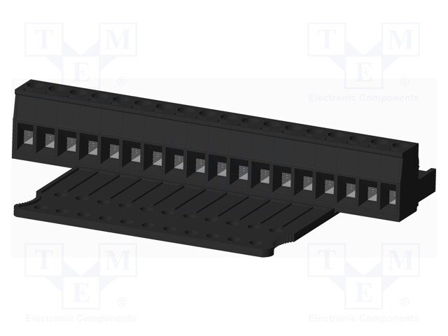Connector: pluggable terminal block; plug; female; straight; 5mm