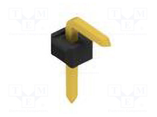 Connector: pin strips; pin header; male; PIN: 1; 2.54mm; THT; 1x1