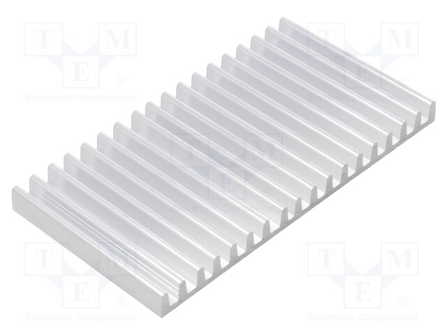 Heatsink: extruded; L: 75mm; W: 140mm; H: 10mm; aluminium; raw