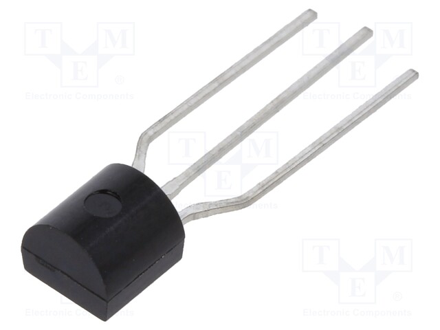 Thyristor; 600V; 0.5A; 0.8A; 200uA; Package: Ammo Pack; THT; TO92