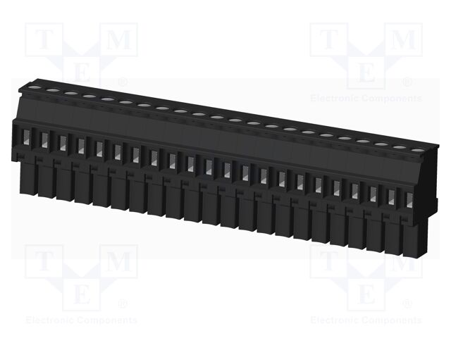 Connector: pluggable terminal block; plug; female; angled 90°