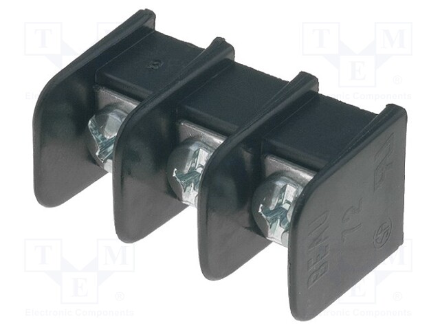 PCB terminal block; straight; 9.56mm; ways: 3; on PCBs; terminal