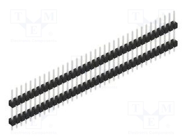 Connector: pin strips; pin header; male; PIN: 36; 2.54mm; THT; 1x36