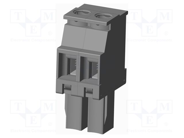 Connector: pluggable terminal block; plug; female; angled 90°