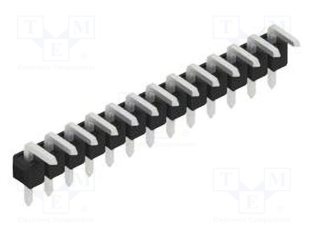 Connector: pin strips; pin header; male; PIN: 13; 2.54mm; THT; 1x13