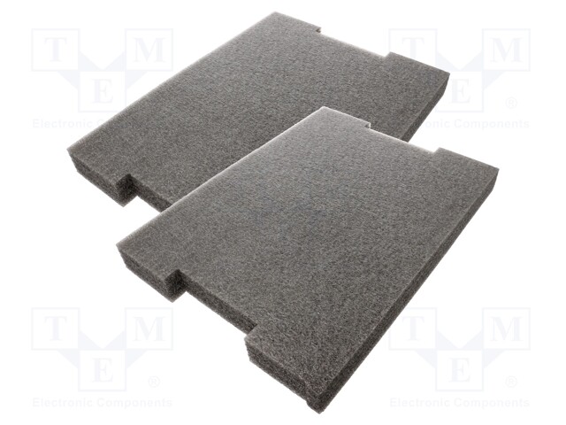 Accessories: foam insert; 433x315x40mm; Bosch,toolbox; 2pcs.