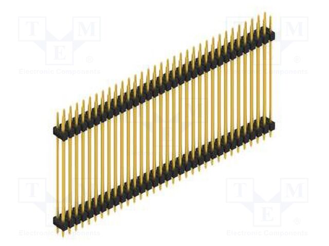 Connector: pin strips; pin header; male; PIN: 66; 2.54mm; THT; 2x33