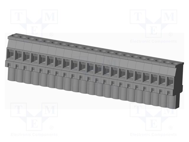 Connector: pluggable terminal block; plug; female; angled 90°