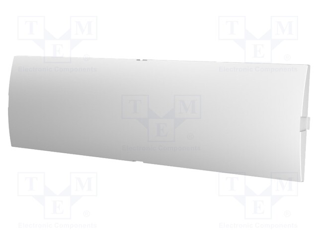 Front panel; prominent