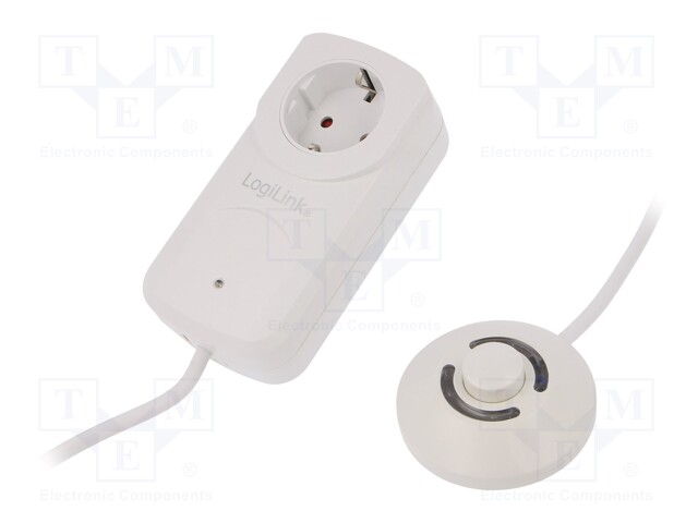Plug socket strip: protective; Sockets: 1; 240VAC; 16A; 1.5m