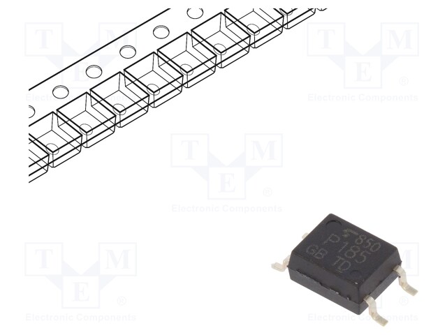 Optocoupler; SMD; Channels: 1; Out: transistor; Uinsul: 3.75kV; SO6