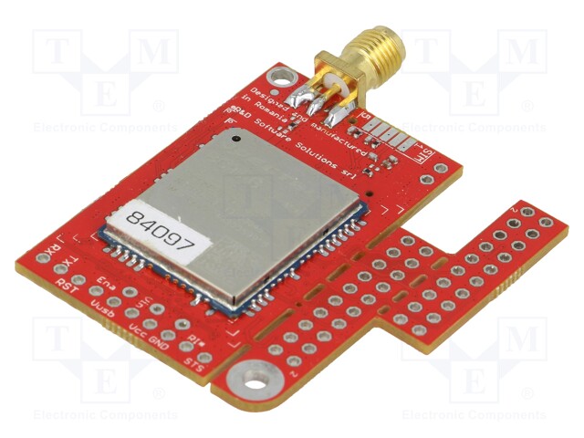 Expansion board; UART,USB; NB-IoT; IoT; SIM,USB B mini; 27x45mm