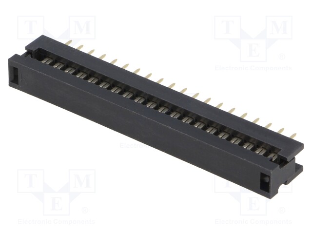 IDC transition; PIN: 40; IDC,THT; for ribbon cable; 1.27mm; 1A