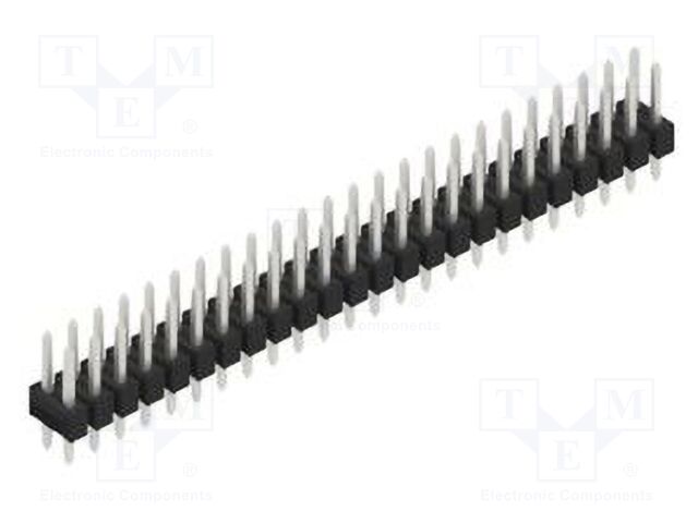 Connector: pin strips; pin header; male; PIN: 48; 2.54mm; THT; 2x24