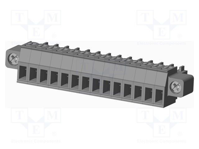 Connector: pluggable terminal block; plug; female; straight; grey
