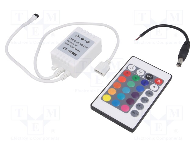 LED controller; Channels: 3; 6A; Uout: 12VDC; Usup: 12VDC