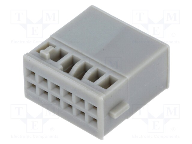 Connector housing; plug; Quadlock; PIN: 12; white