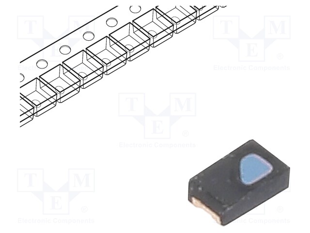 PIN photodiode; 0805; SMD; 910nm; 550-1040nm; 55°; flat