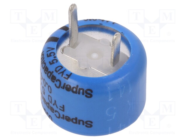 Capacitor: electrolytic; 0.047F; 5.5VDC; ESR: 220Ω; THT; -20÷+80%