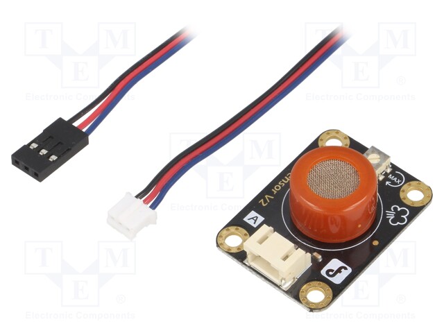 Sensor: gas level; analog; 5VDC; Kit: module,cables; Gravity; MQ-9
