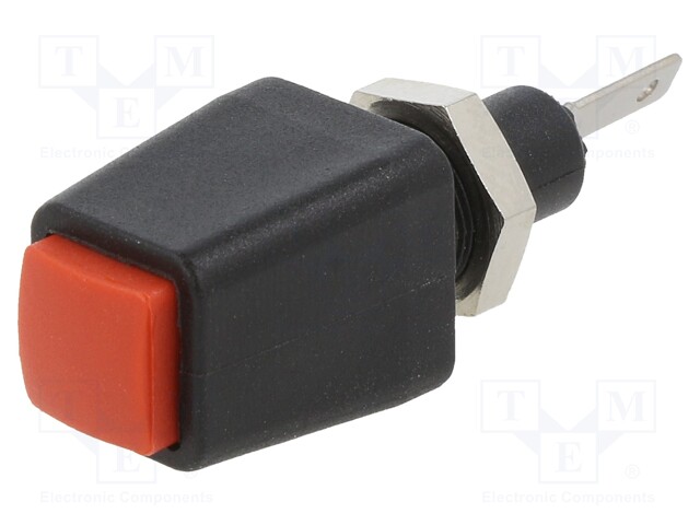 Laboratory clamp; red; 70VDC; 16A; Contacts: nickel; -25÷90°C