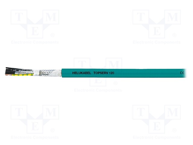 Wire: servo drive; TOPSERV®120; 4x1,5mm2 + 2x(2G1,0)mm2; PUR