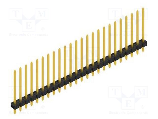 Connector: pin strips; pin header; male; PIN: 24; 2.54mm; THT; 1x24